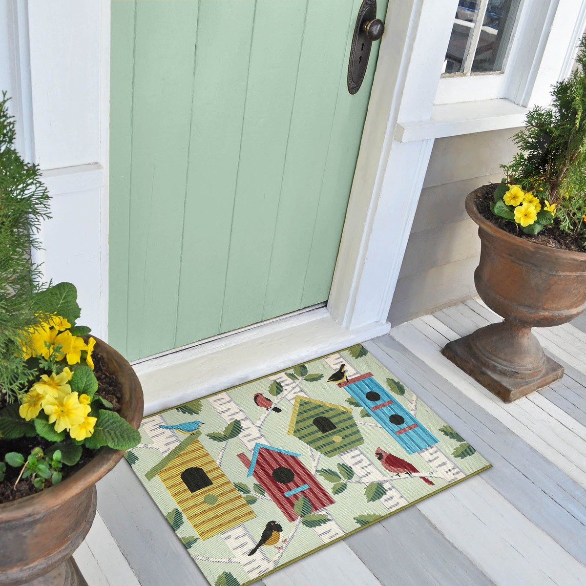 Bird Condos IndoorOutdoor Rug 25