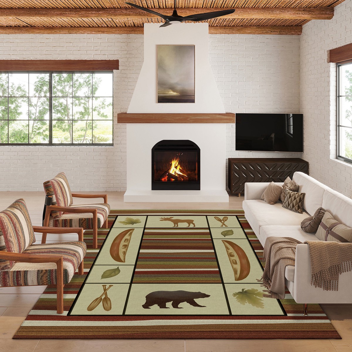 Canyon Excursion Polyester Rug 5