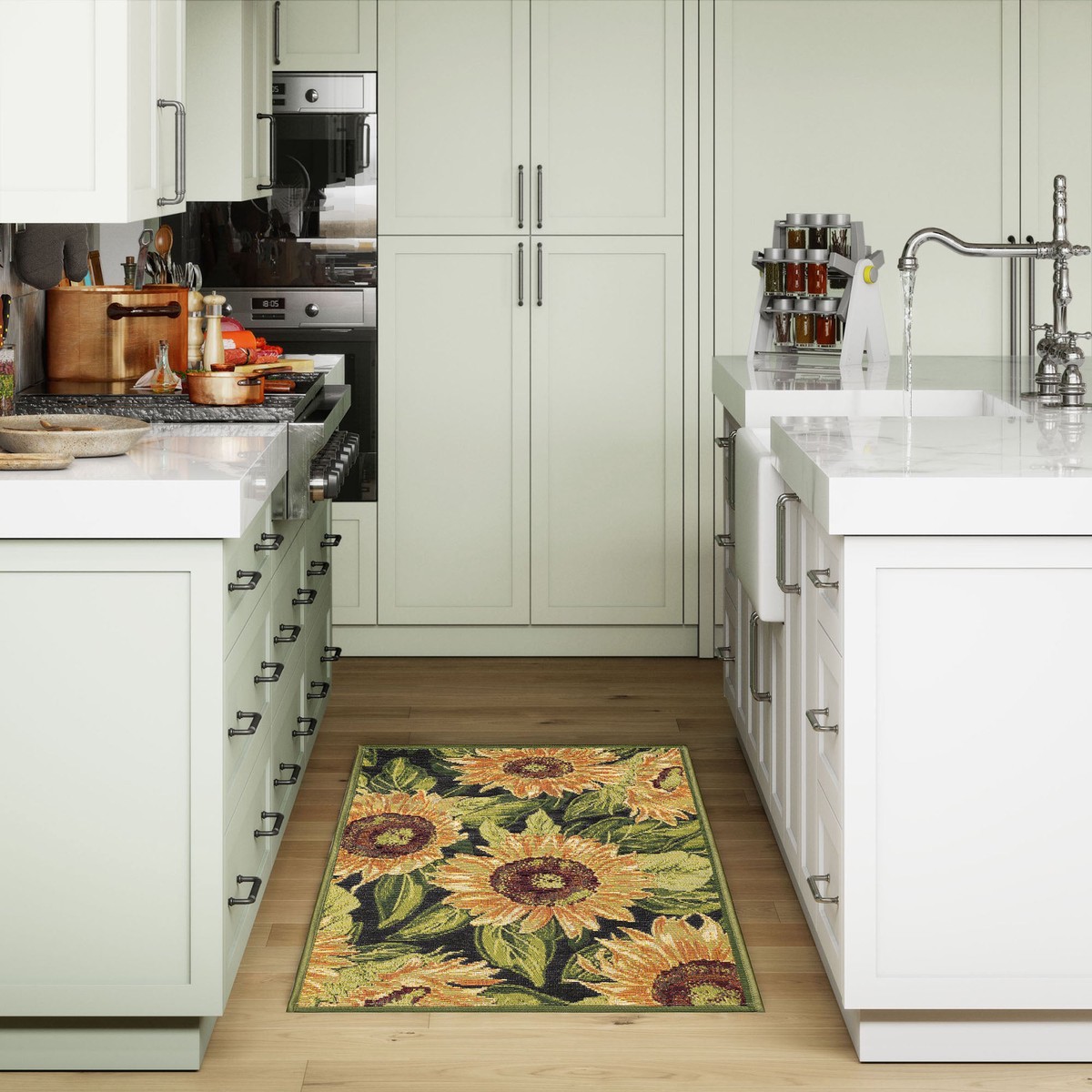 Esencia Sunflowers IndoorOutdoor Rug 25