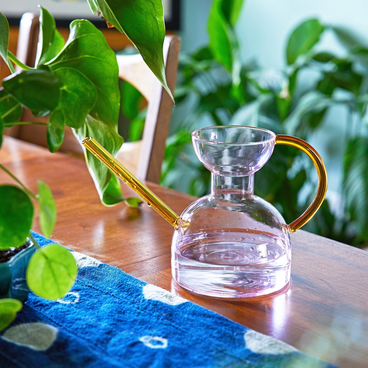 Glass Watering Can Blush