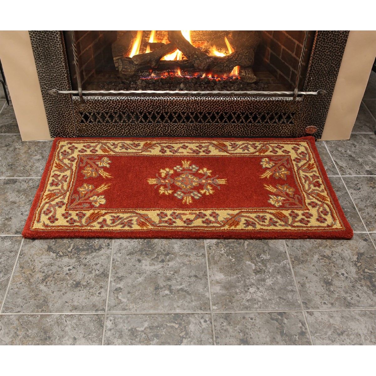 Jardin Wool Rug 44 Black