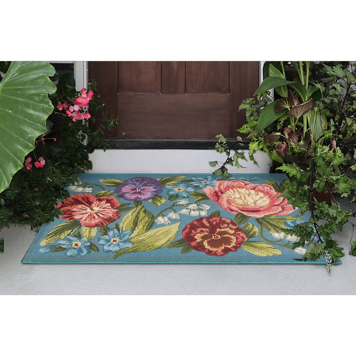 Liora Manne Esencia Secret Garden IndoorOutdoor Rug 25 Cream