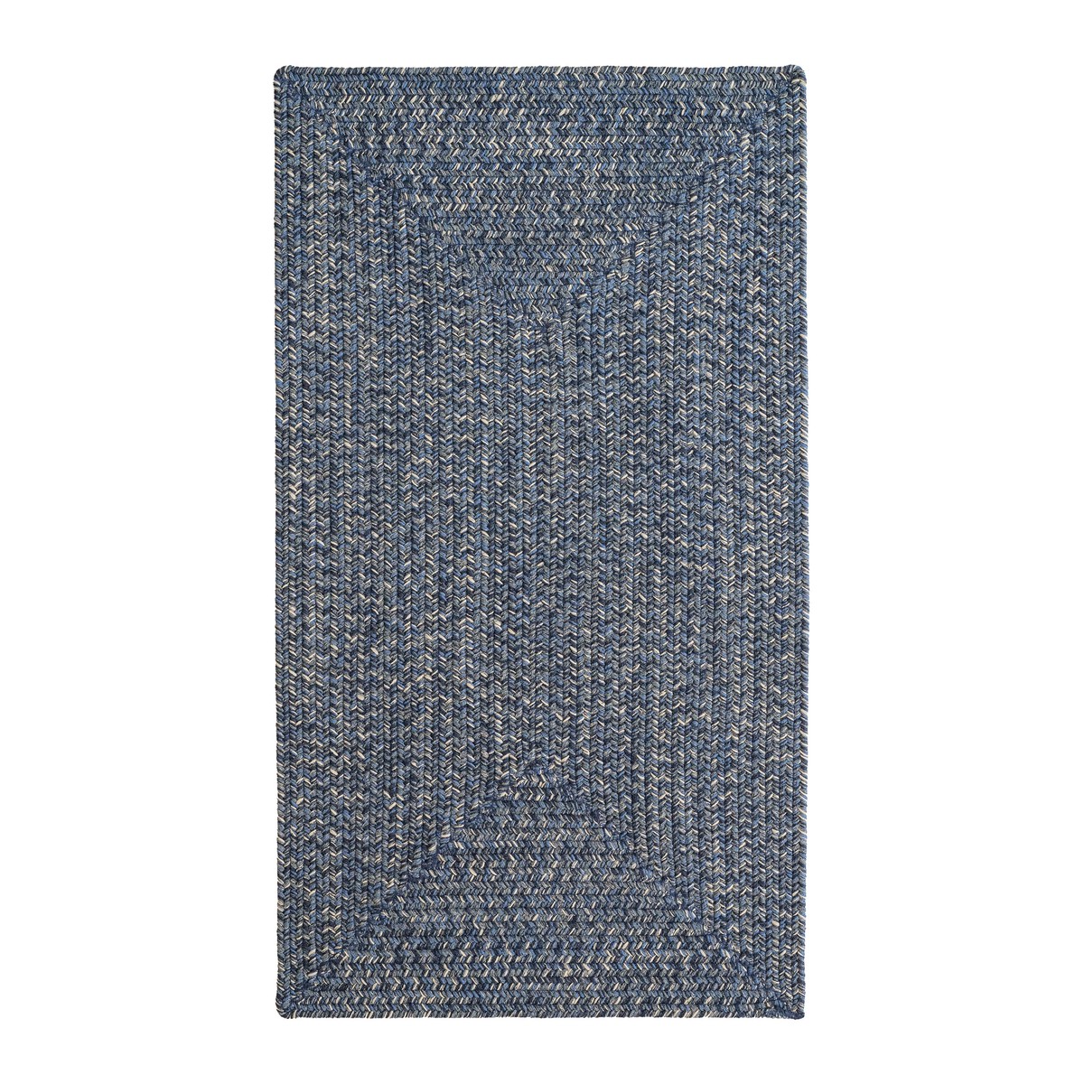 Rectangle Pine Creek Braided Rug 3 LightGreen