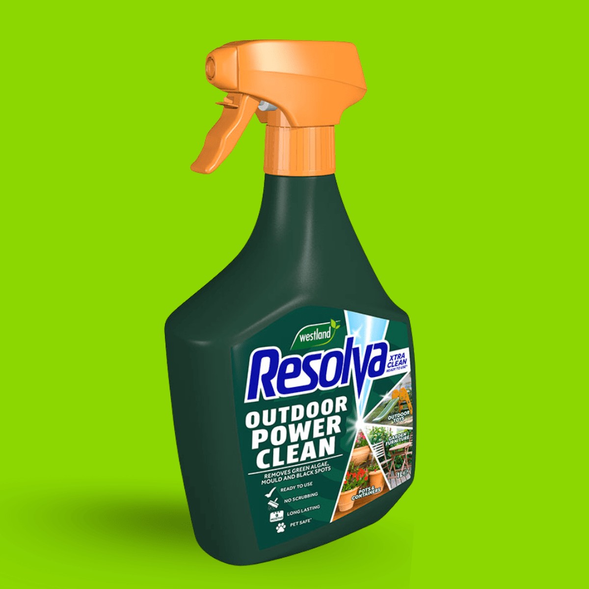 Resolva Xtra Clean Rtu Outdoor Power Clean 1Ltr