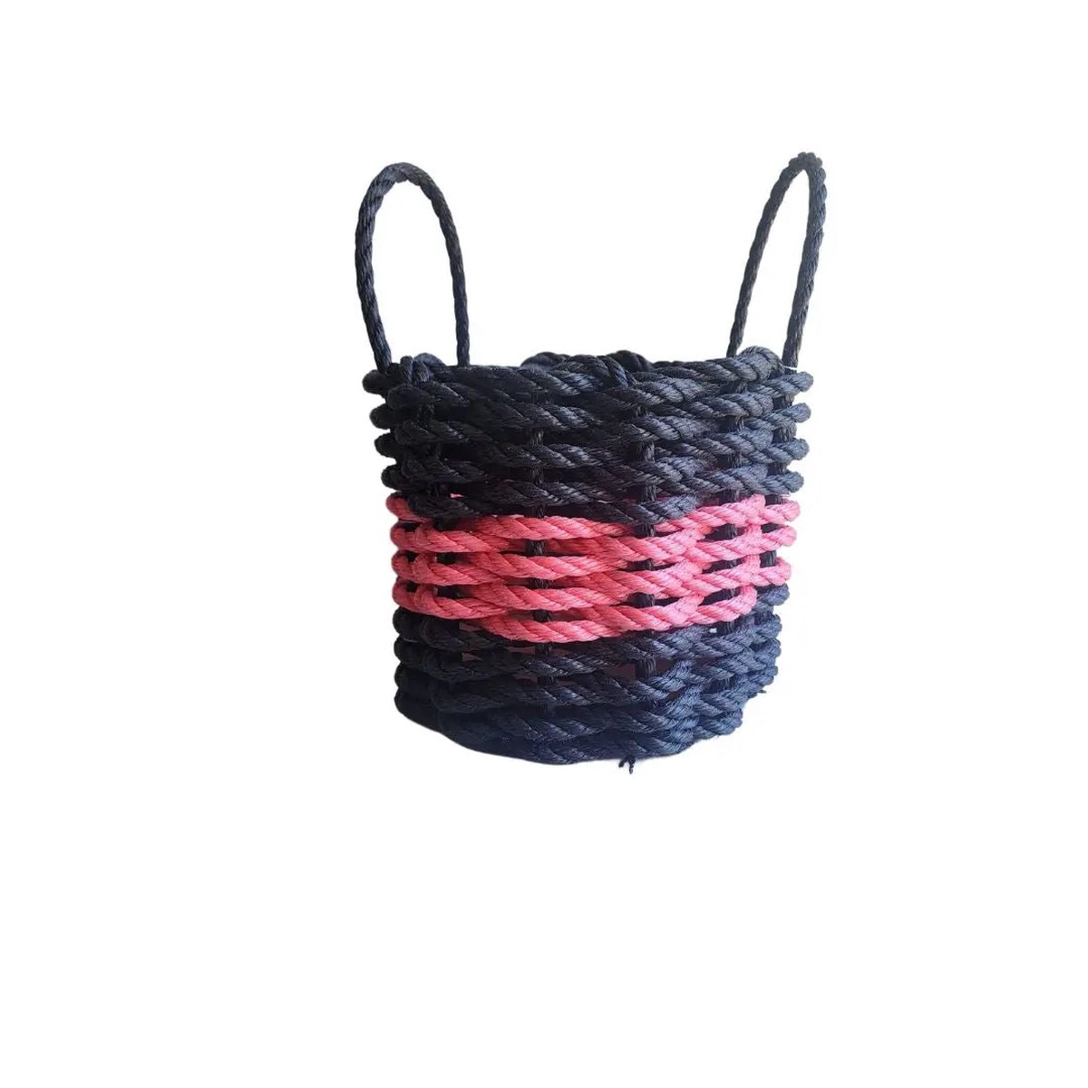 Rope Storage Basket Black And Pink BundleIncludes1OfEachSize9 16 16