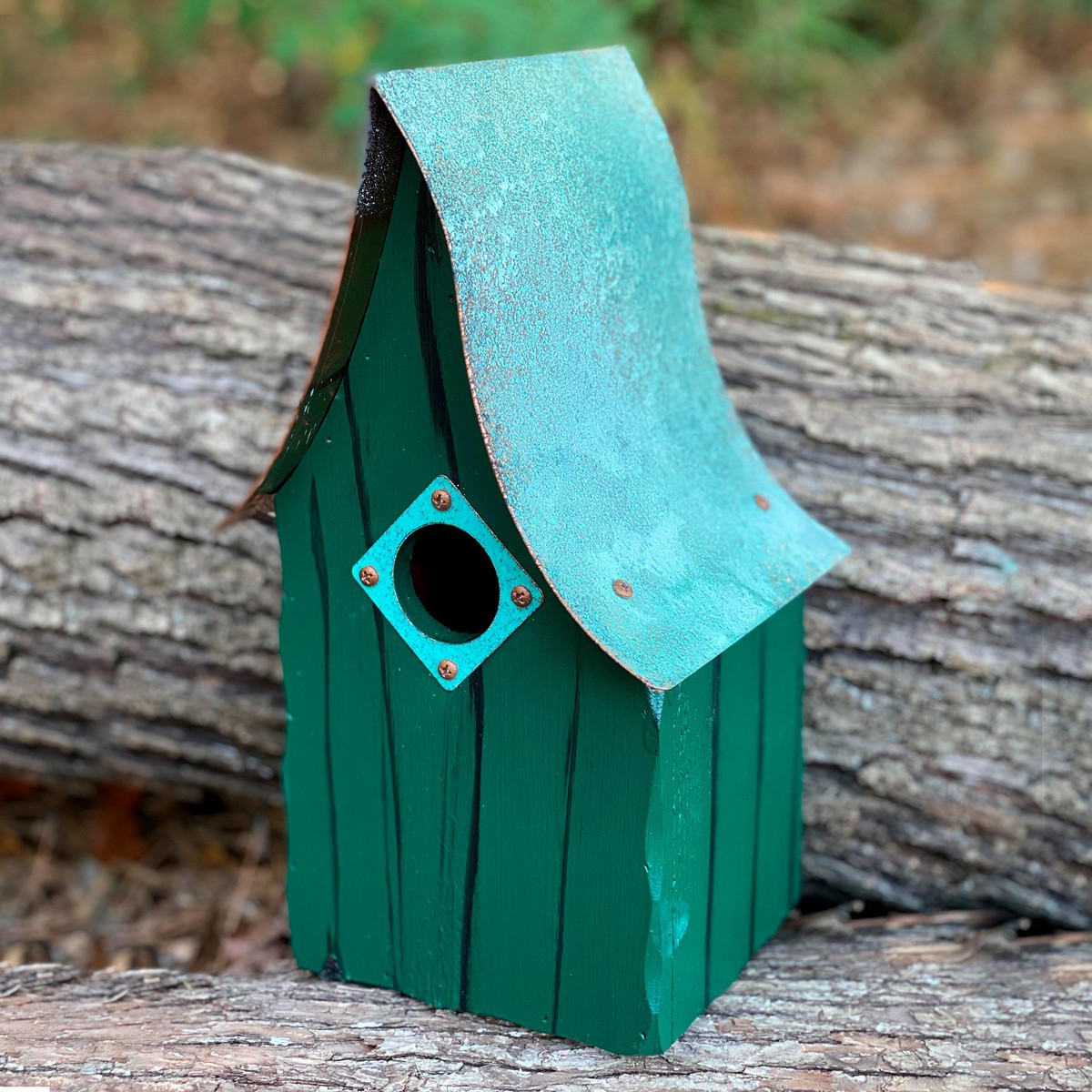 Shady Shed Cypress Birdhouse Mango