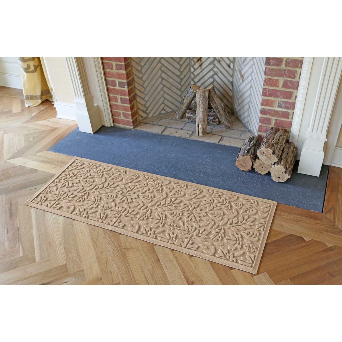 Waterhog Fall Day IndoorOutdoor Door Mat 22 Gray