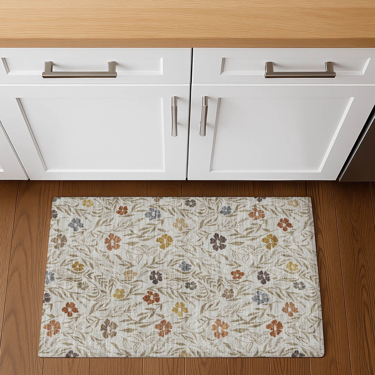 Wildflower IndoorOutdoor Rug Black46