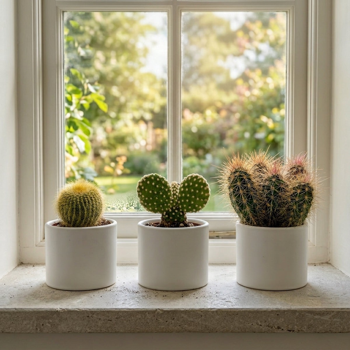 Petite Cactus Trio MatteNavy