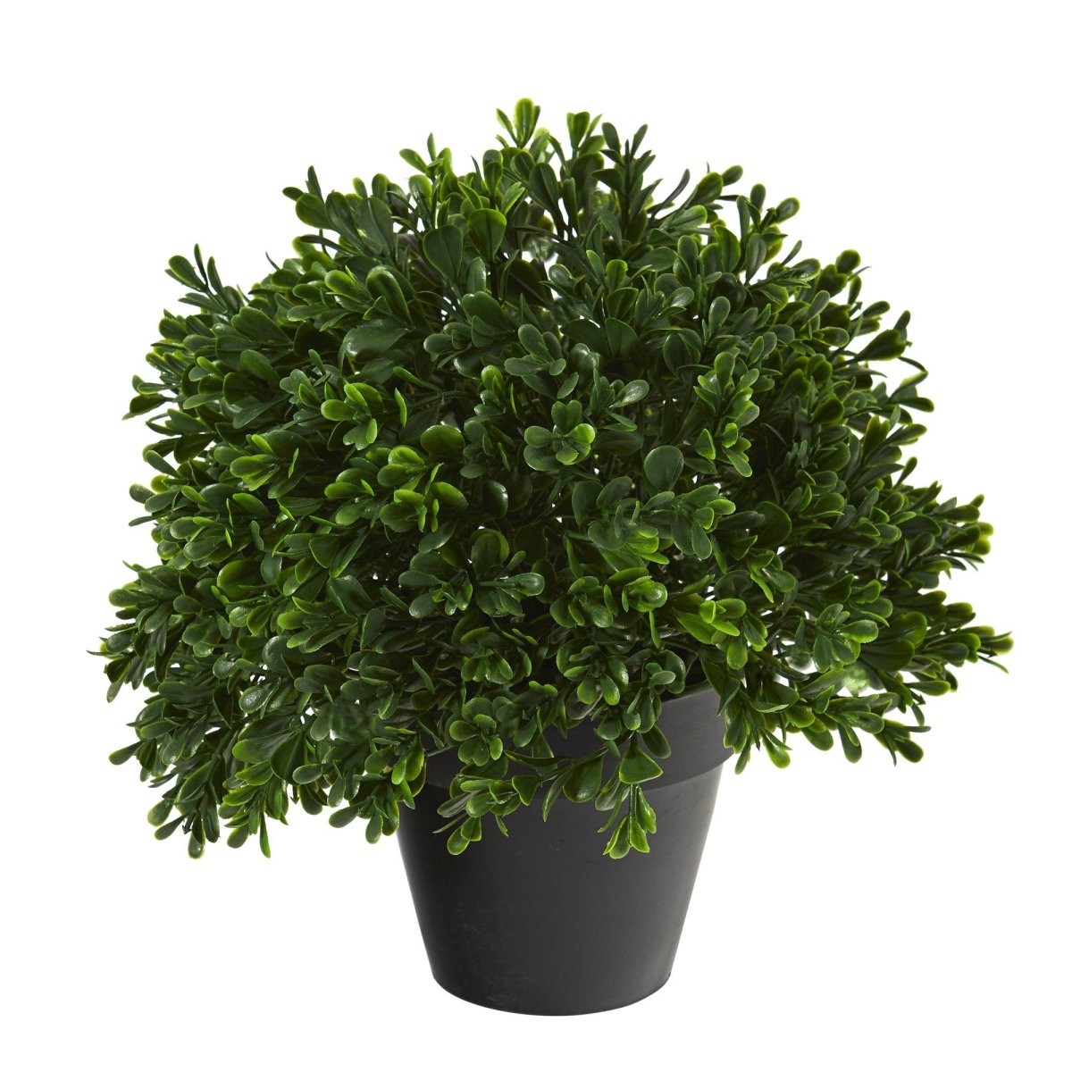 10-In Boxwood Topiary Artificial Plant Uv Resistant (IndoorOutdoor)