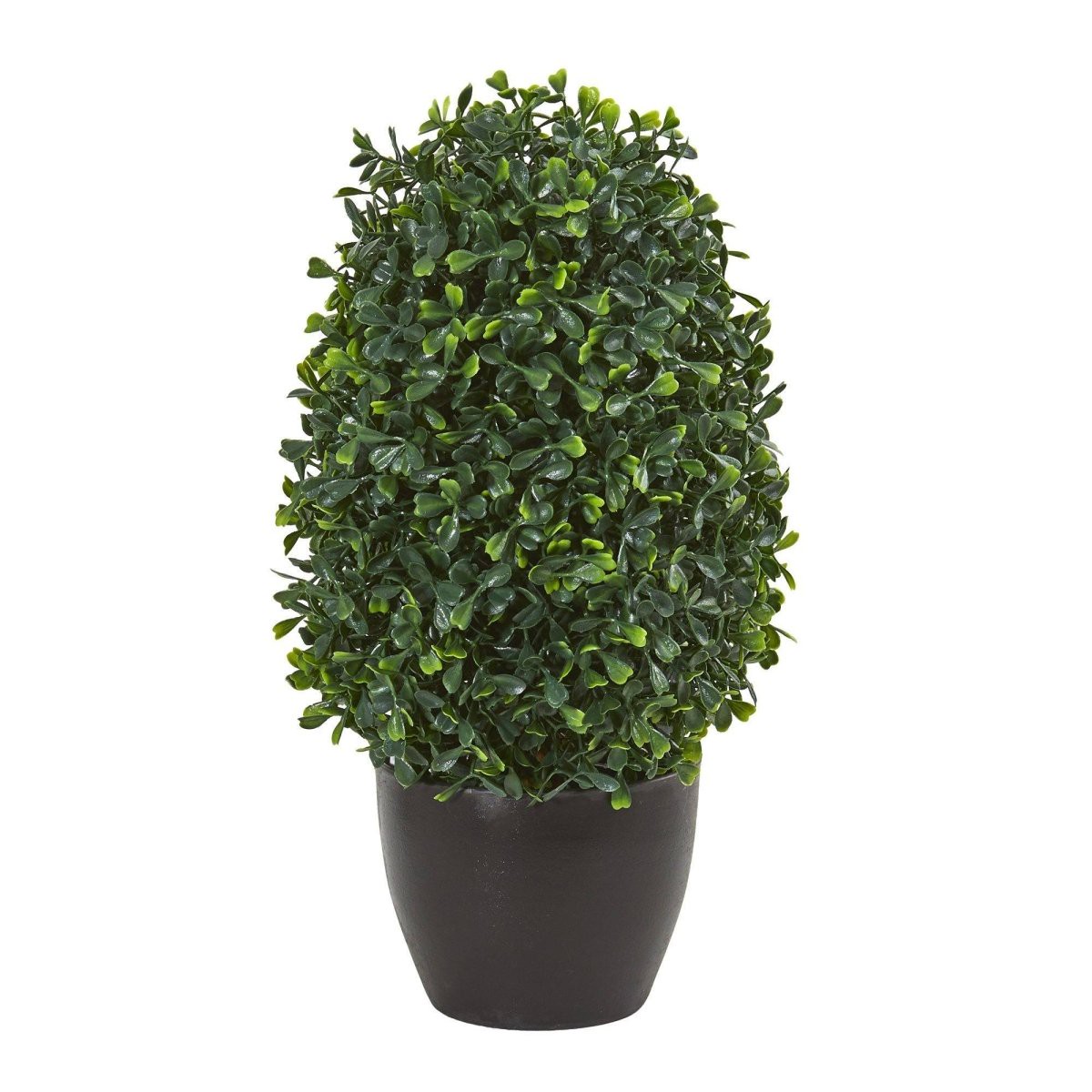 13-In Uv-Resistant Artificial Boxwood Topiary Tree Elegant Home Dcor