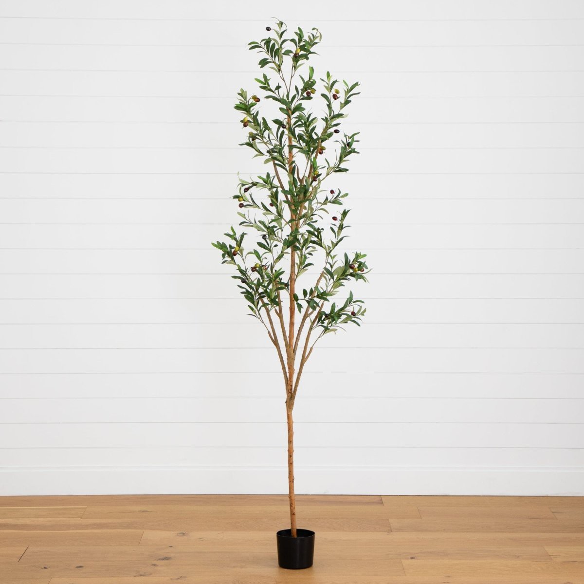 7-Ft Artificial Olive Tree With Natural Trunk