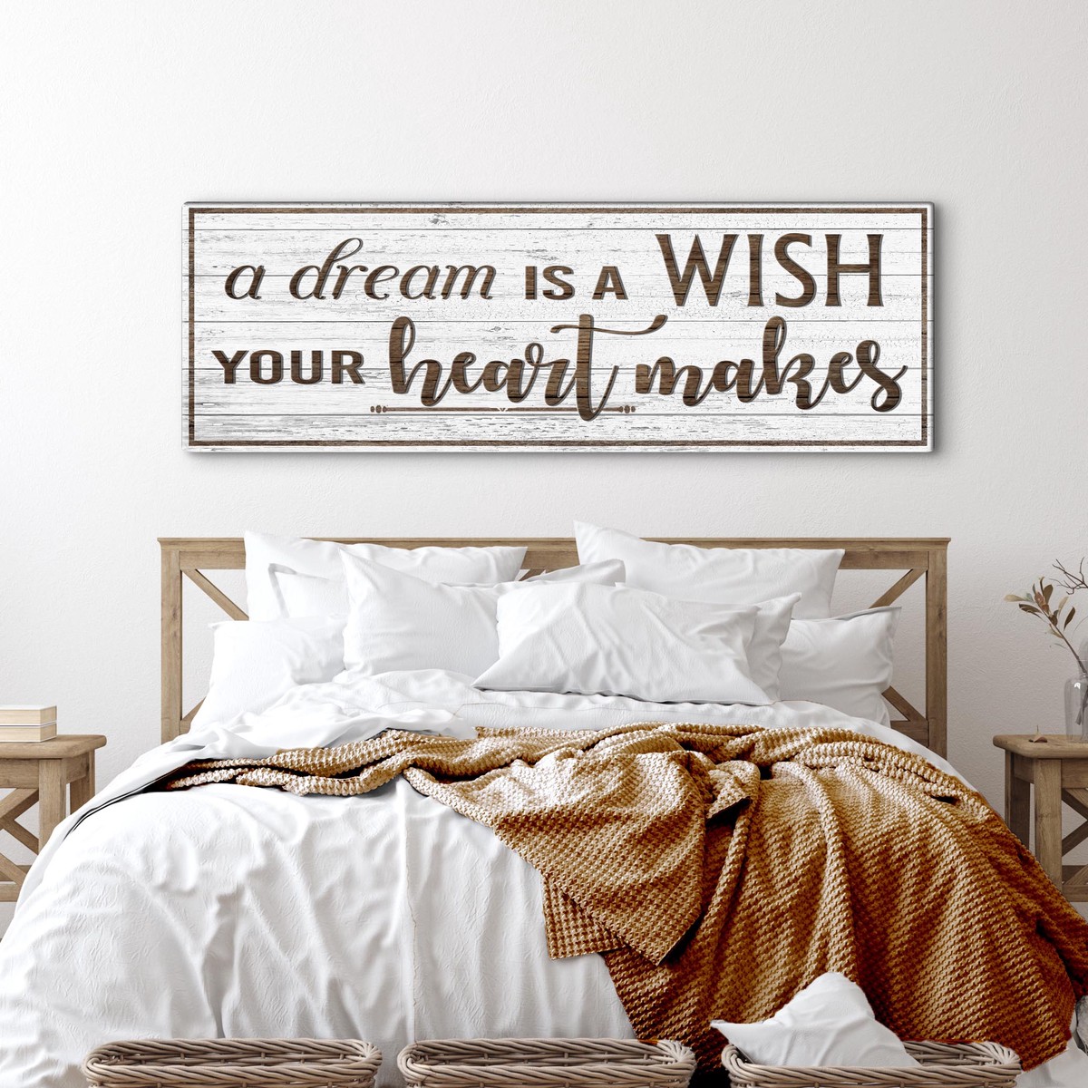 A Dream Is A Wish Your Heart Makes 16 InchLargePremiumGalleryWrapped