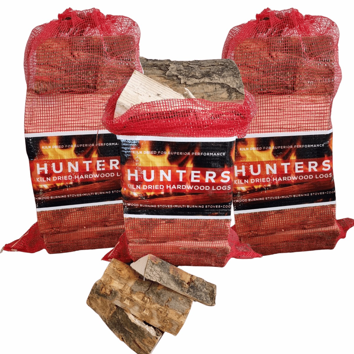Click And Collect 3 X Hardwood Logs Nets