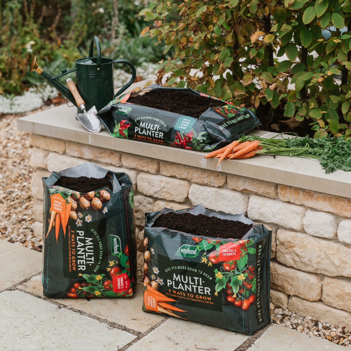 Click And Collect Multi-Planter Veg Compost 40Ltr 3 LtrBagMultiBuyOffer