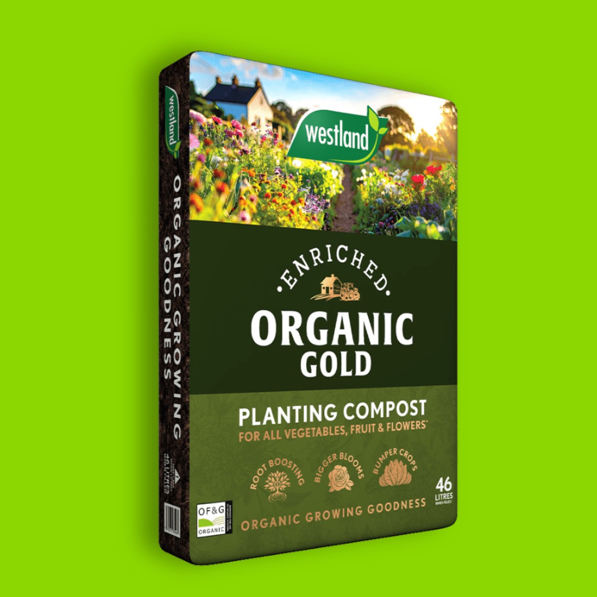Click And Collect Organic Gold Planting Compost 46Ltr 1XHandyBag