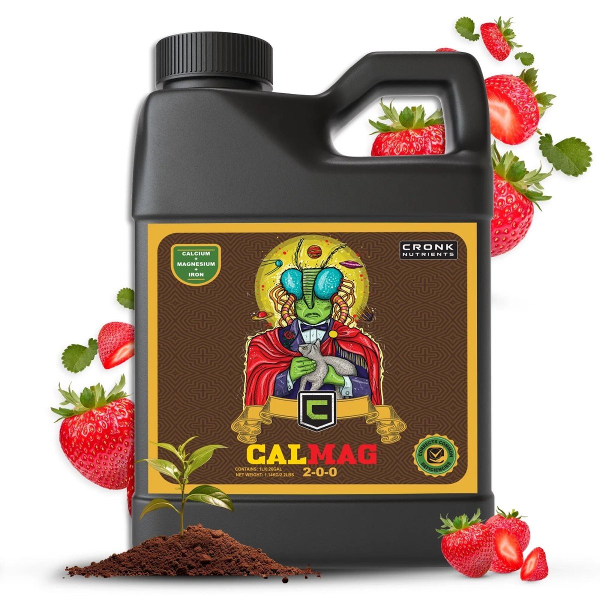 Cronk Nutrients Calmag 2-0-0 Calcium Magnesium Iron Plant Supplement 4L