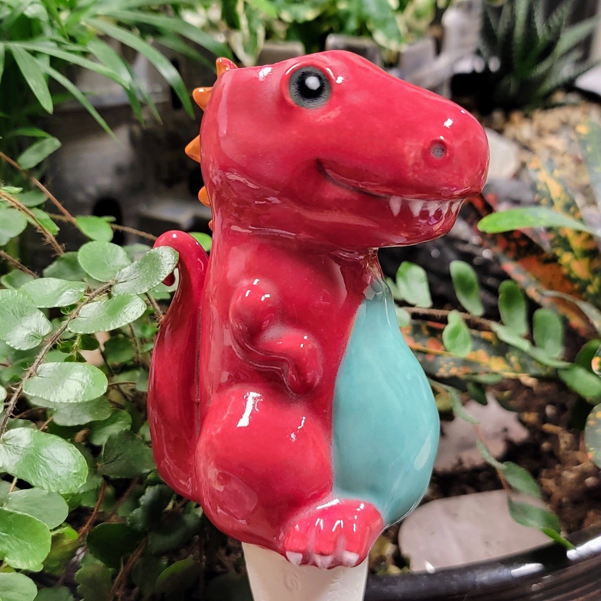 Dinosaur Watering Spike Blue