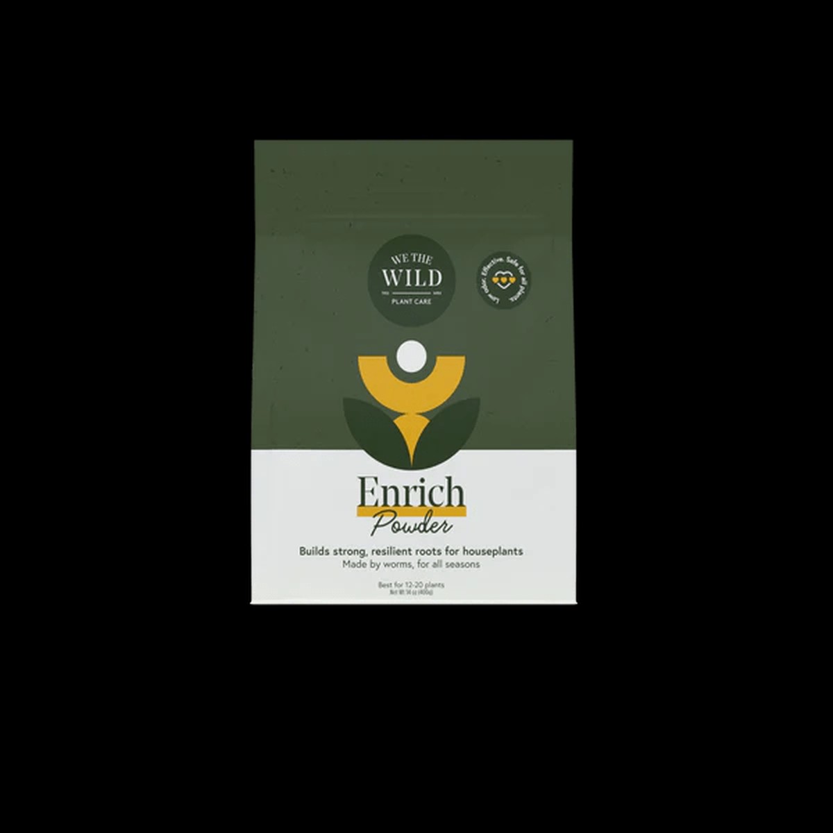 Enrich Powder - Houseplant Fertilizer By We The Wild (14 Oz)