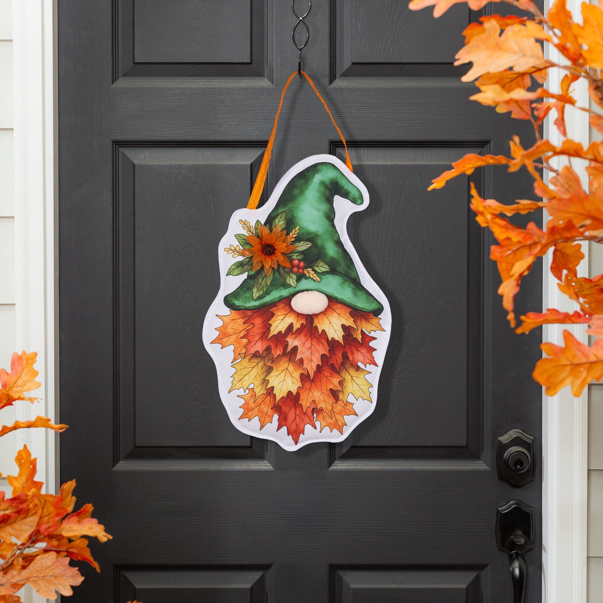 Leaf Gnome Door Decor