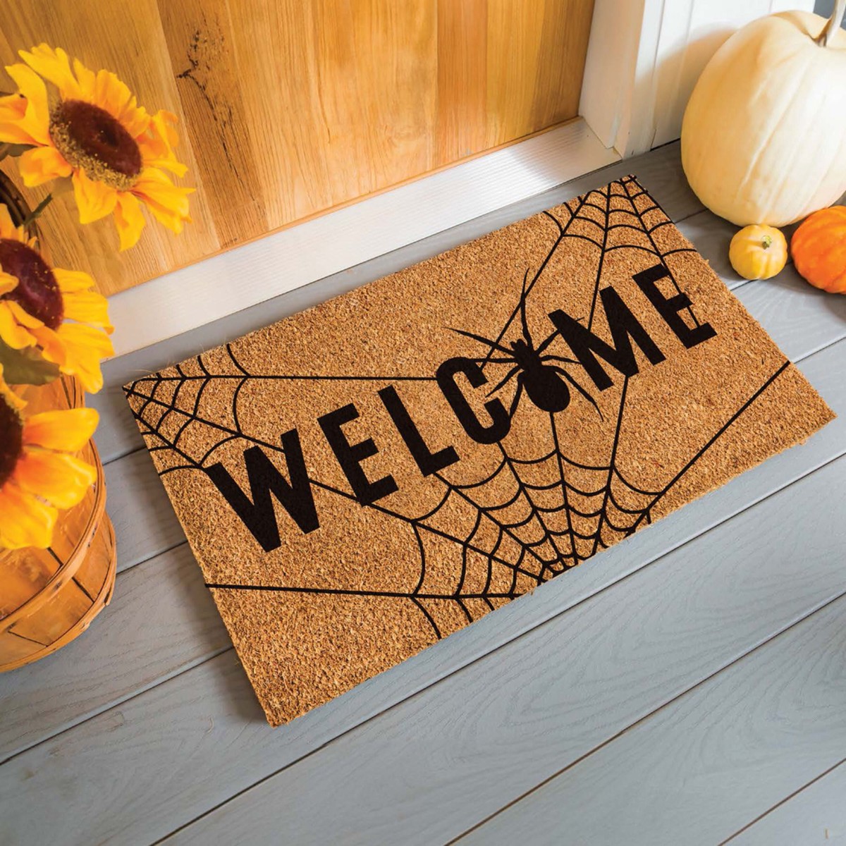 Spider Welcome Coir Doormat 28
