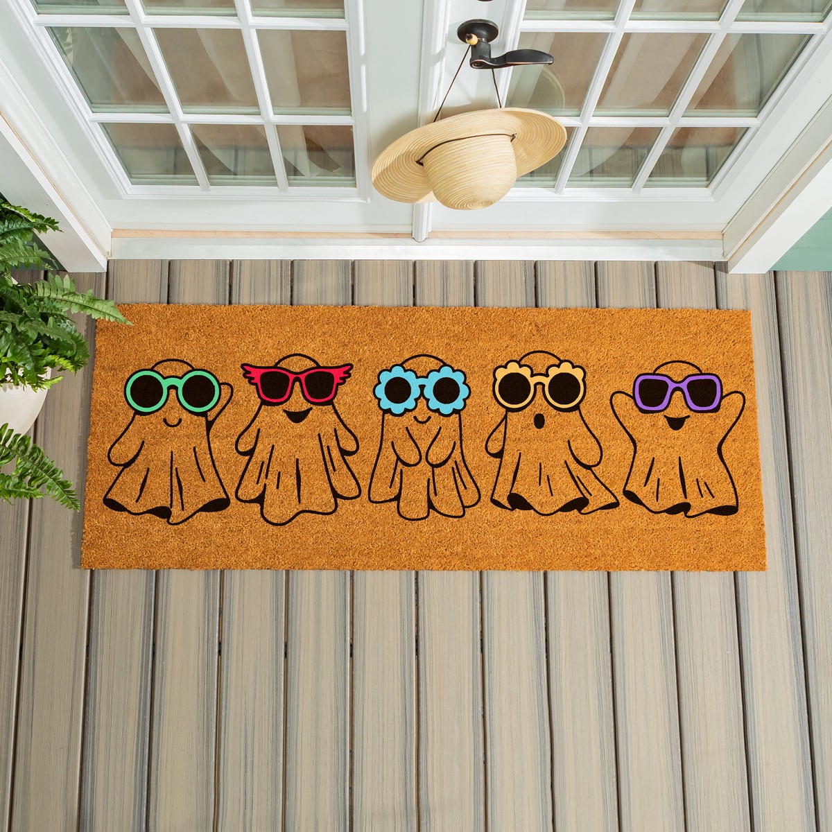 Summerween Creep It Real Coir Mat 60