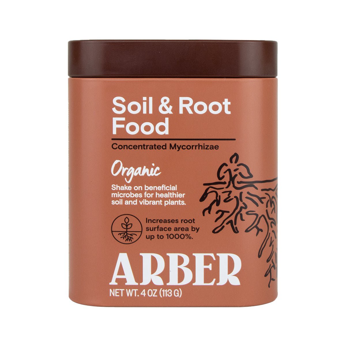 Arber Organic Soil Root Food 4Oz Boost Plant Health