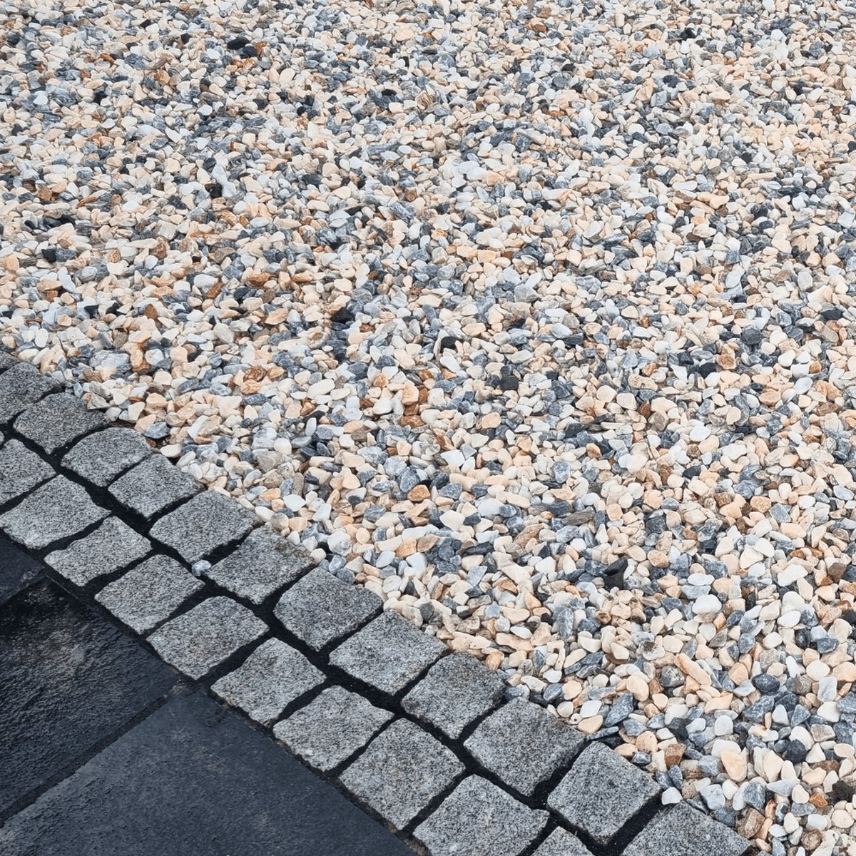 Click And Collect 2 X Designer Stone Handy Bags FlamingoGravel20Mm