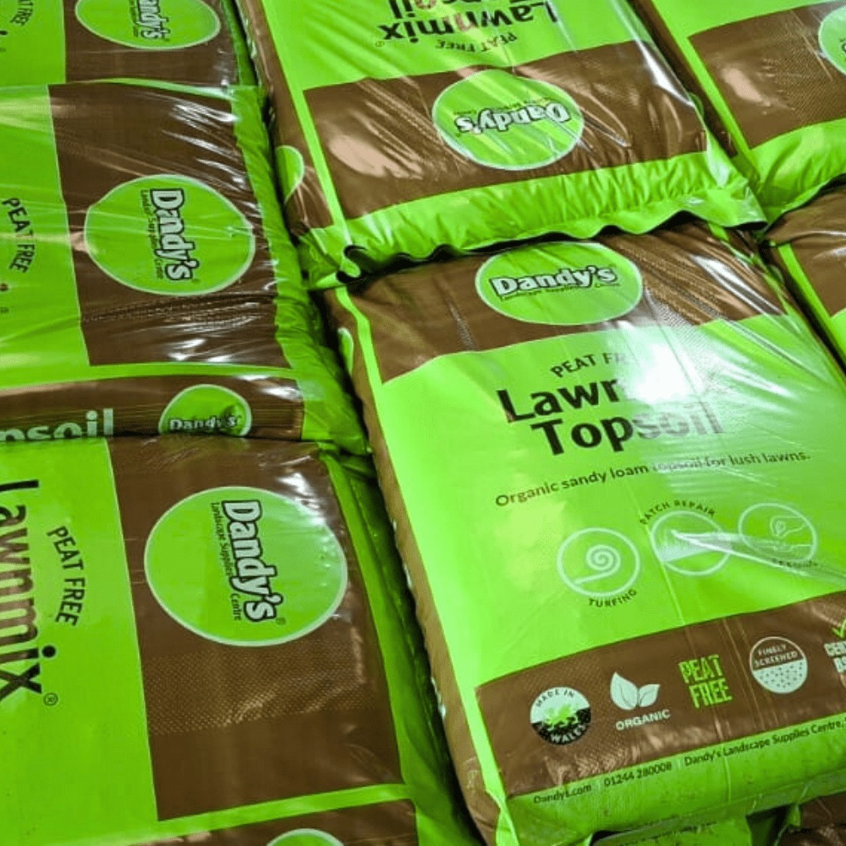 Click And Collect Lawnmix Welsh Topsoil Handy Bags 3For10