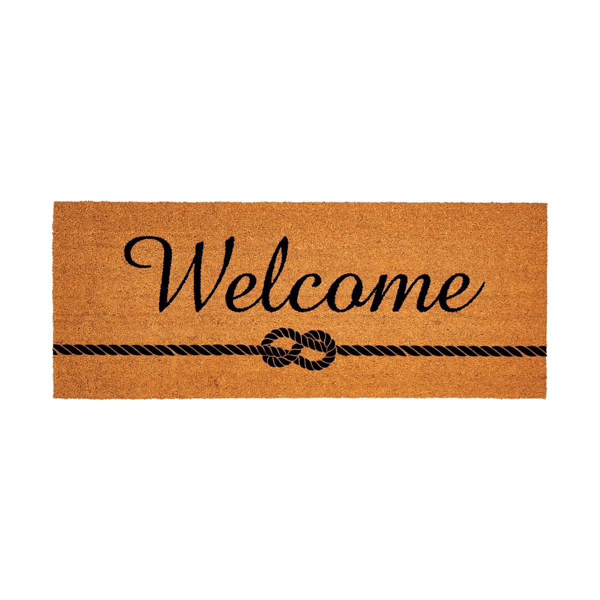 Coastal Coir Mat Welcome Knot 60