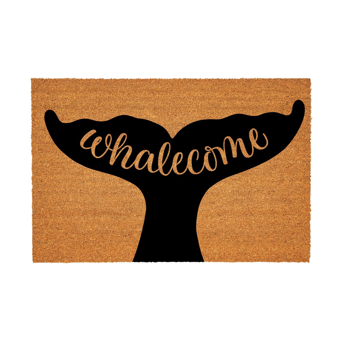 Coastal Coir Mat Welcome Whale 36