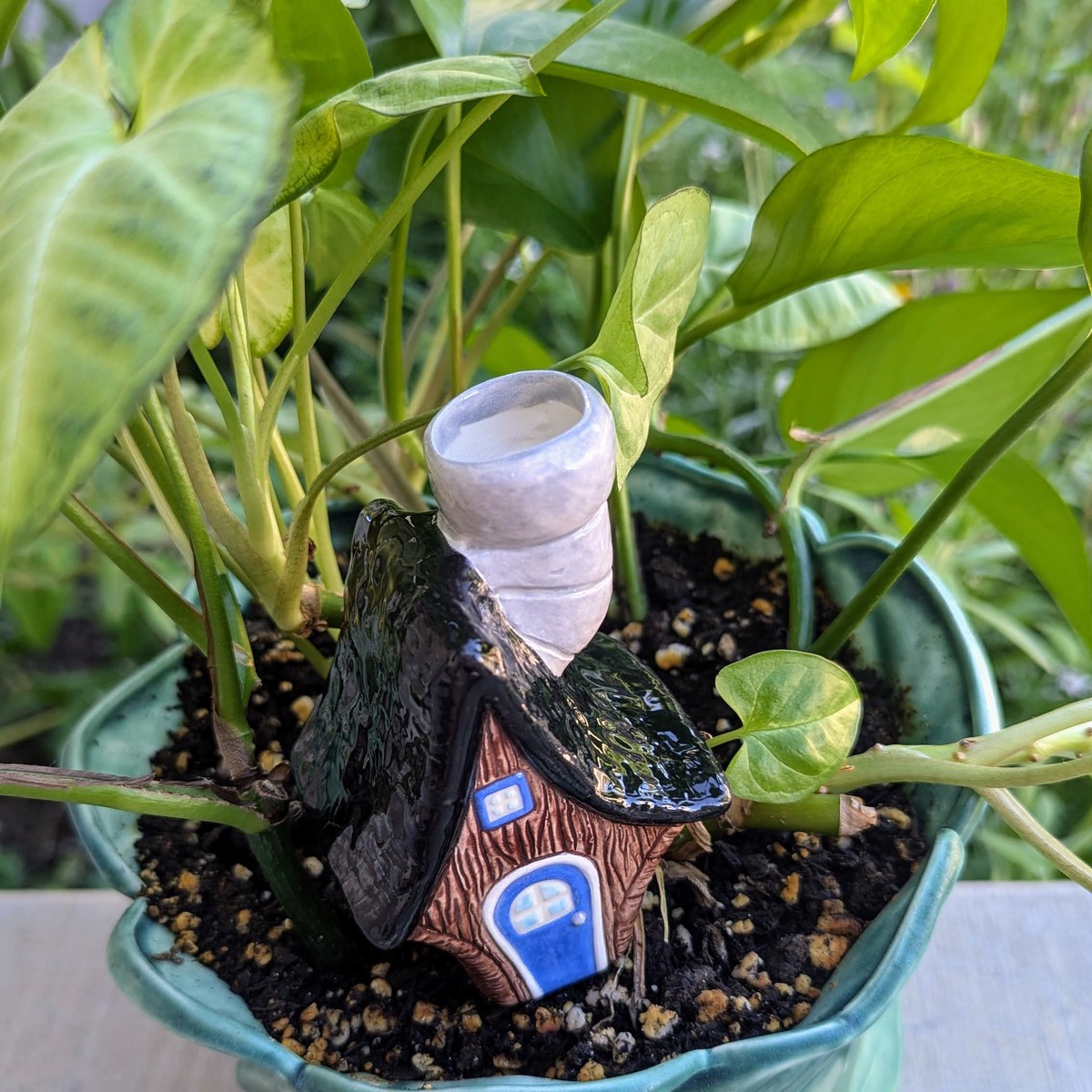 Little Wood Cabin Plant Watering Spike BlueDoor
