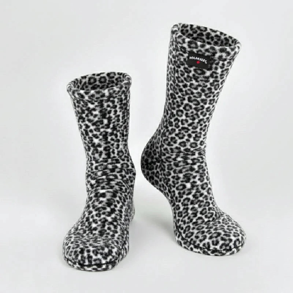 Polar Feet Fleece Socks - Snow Leopard RegularSW6-75M5-6