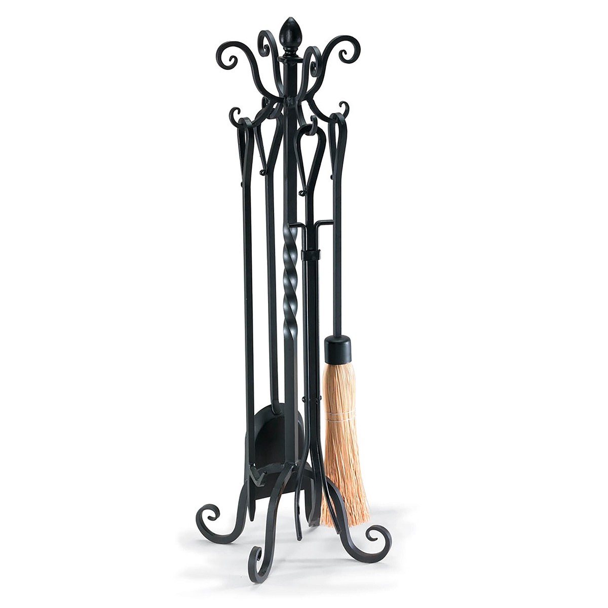 Victorian Fireplace Tool Set Black