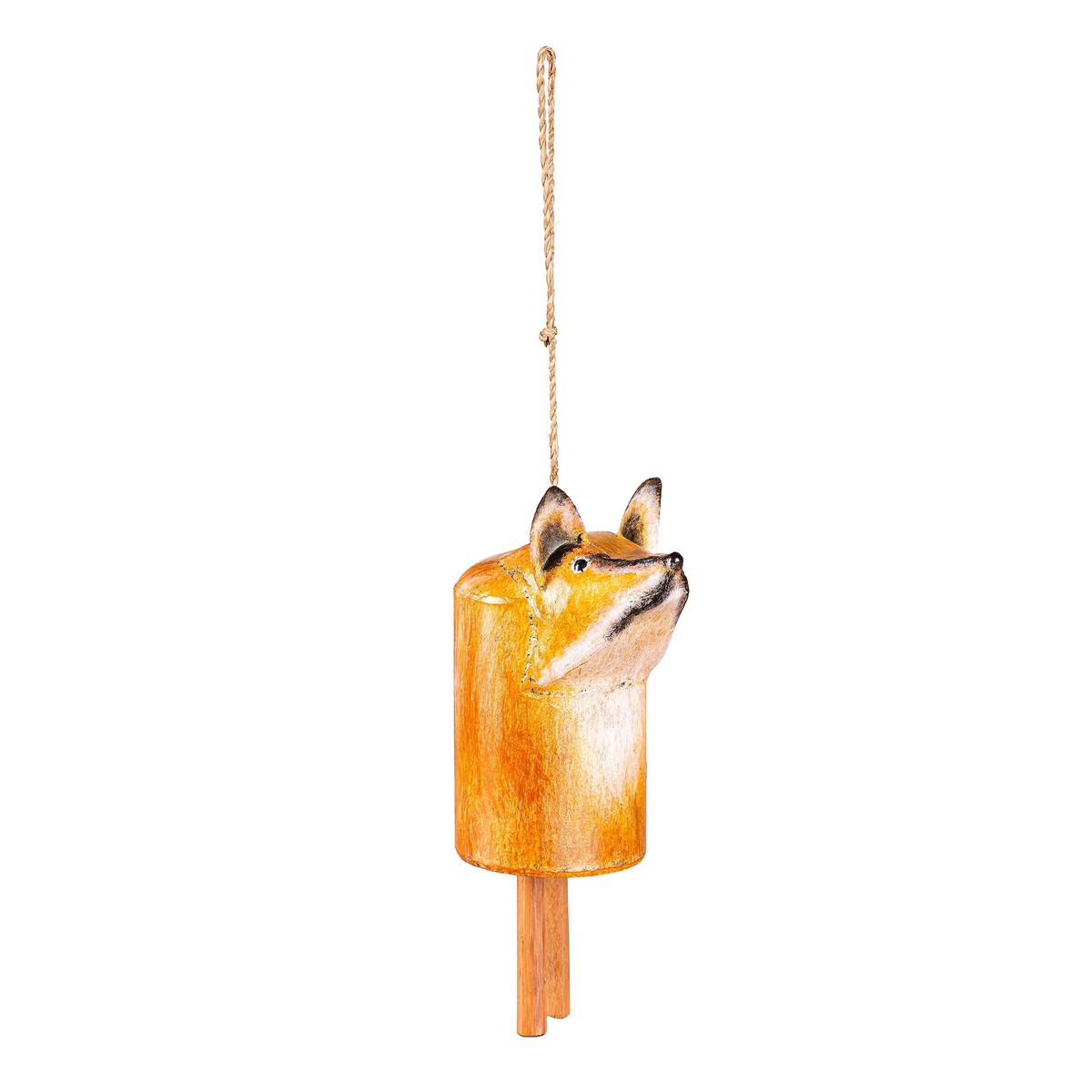 Forest Animals Metal Garden Bell Fox