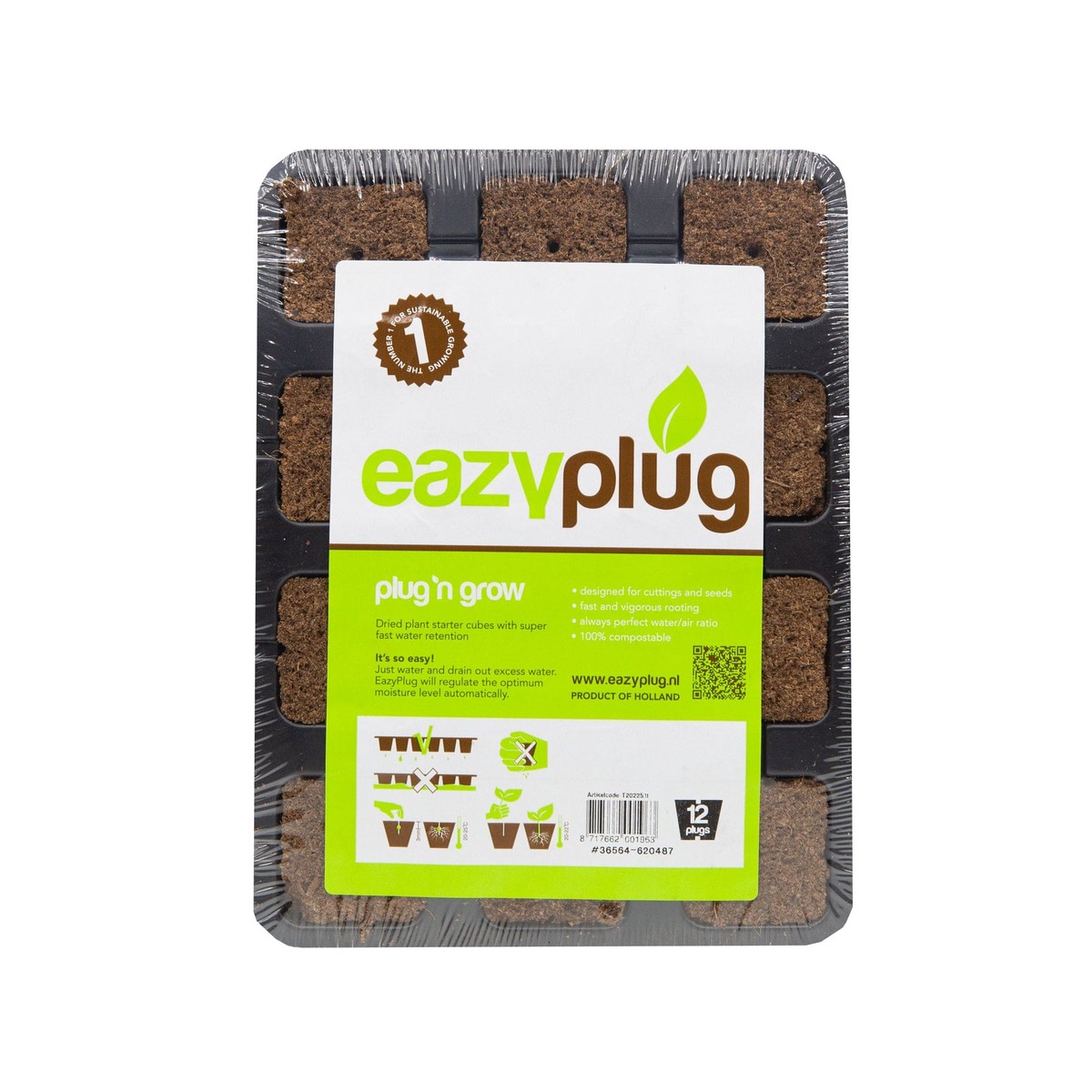 Eazy Plug Rooting Cubes (12 24 77 104 Packs) 77Pack
