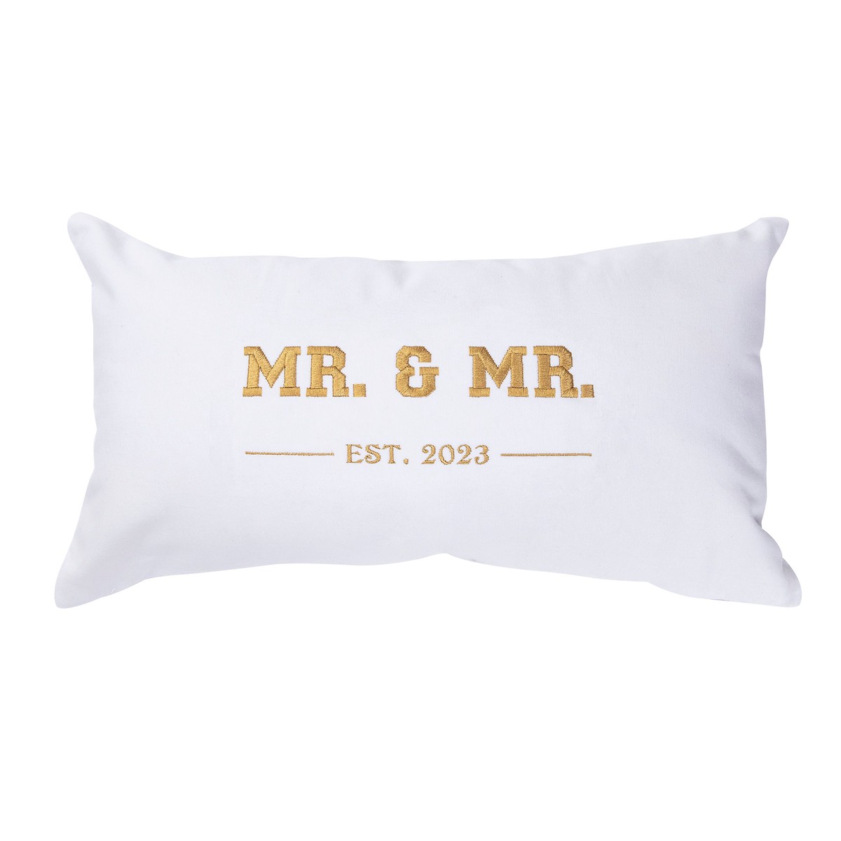 Wedding Pillow MrMrsCustomDate