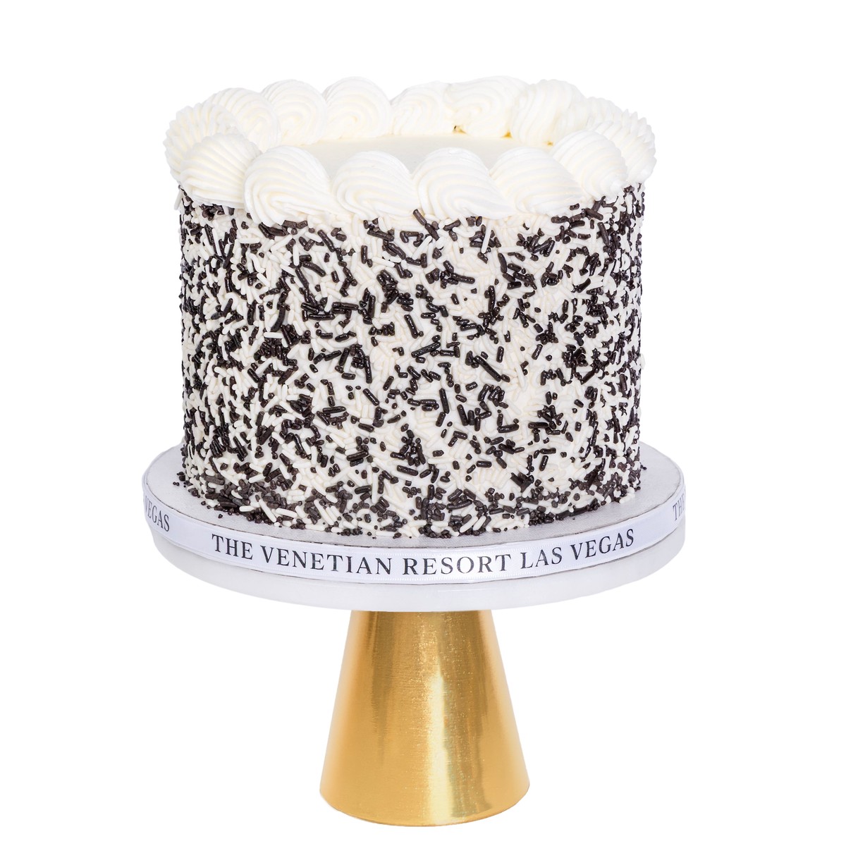 6 Black And White Cake AddFreshFlowerTopper