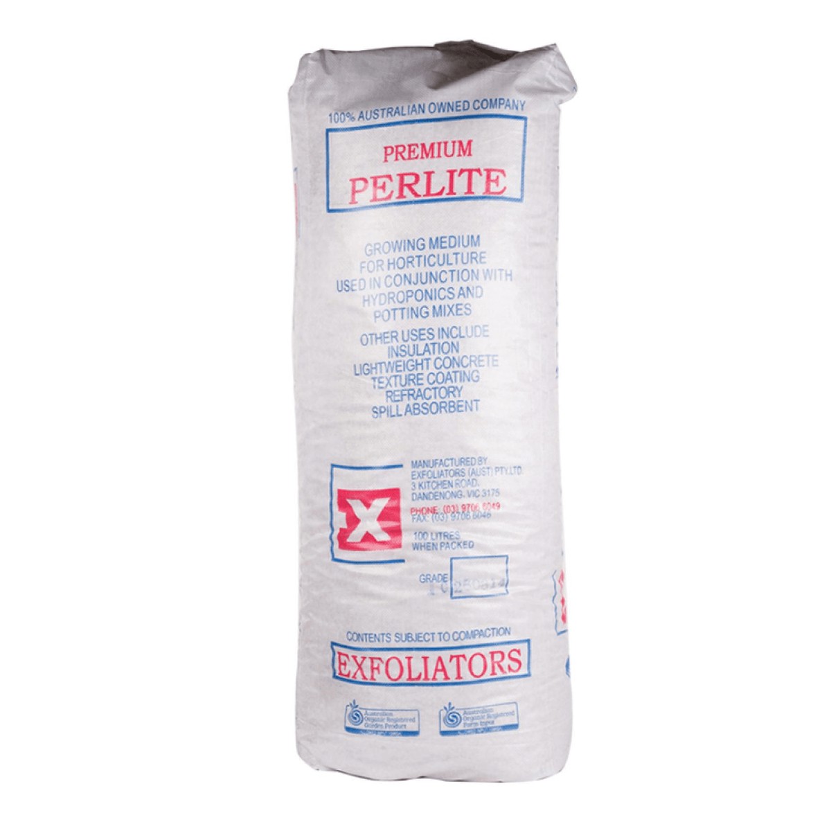 Exfoliators Perlite Coarse (Lightweight) 50L