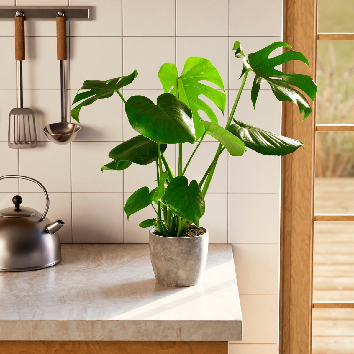 Monstera Deliciosa (Split Leaf Philodendron) MediumSmartWateringCoconut