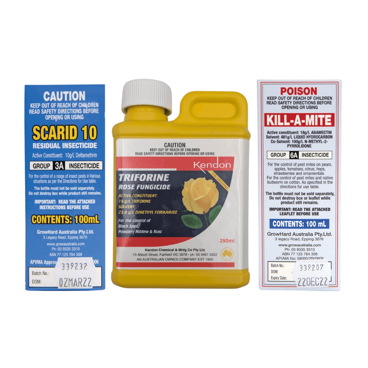 The Rescue Trio - Pesticide Fungicide Bundle