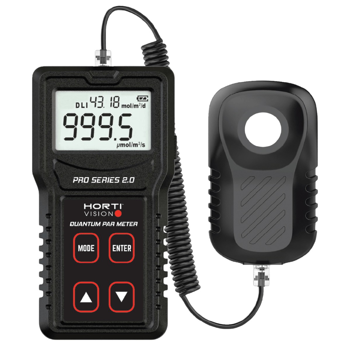 Hortivision Pro Series 20 Quantum Par Meter With Extendable Stick Precision Light Measurement For Horticulture