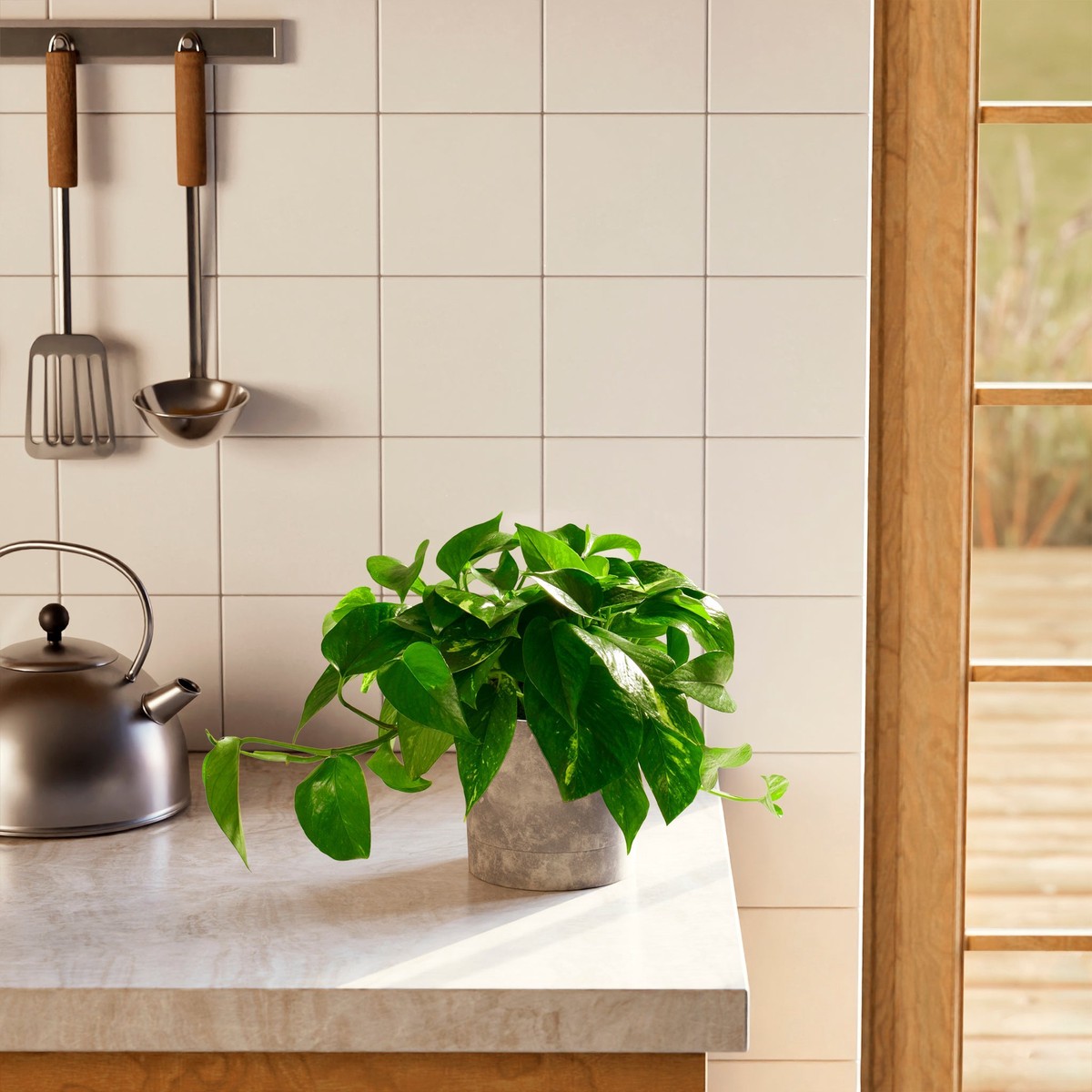 Golden Pothos Plant MediumSmartWateringEarlGrey