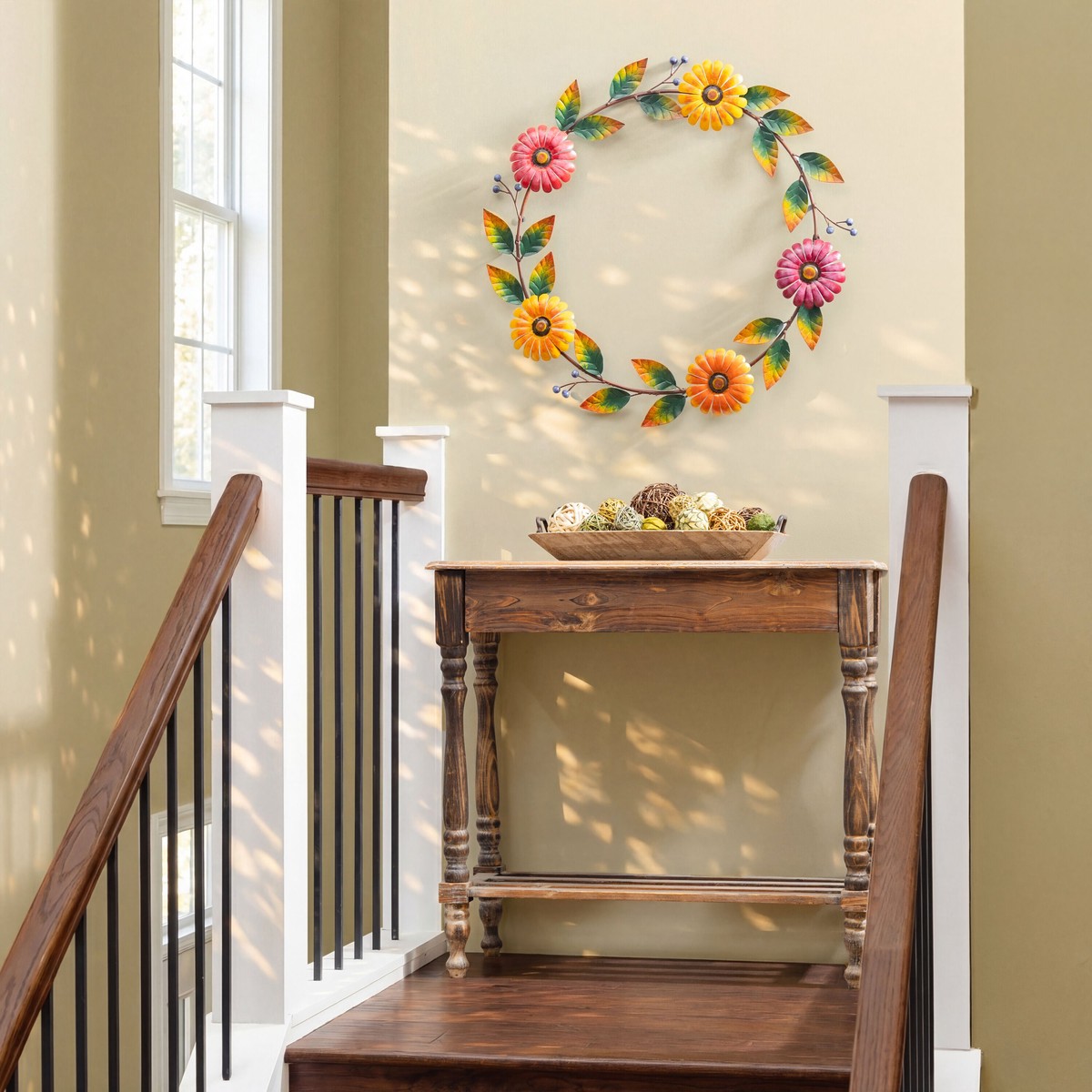 Colorful Floral Wreath
