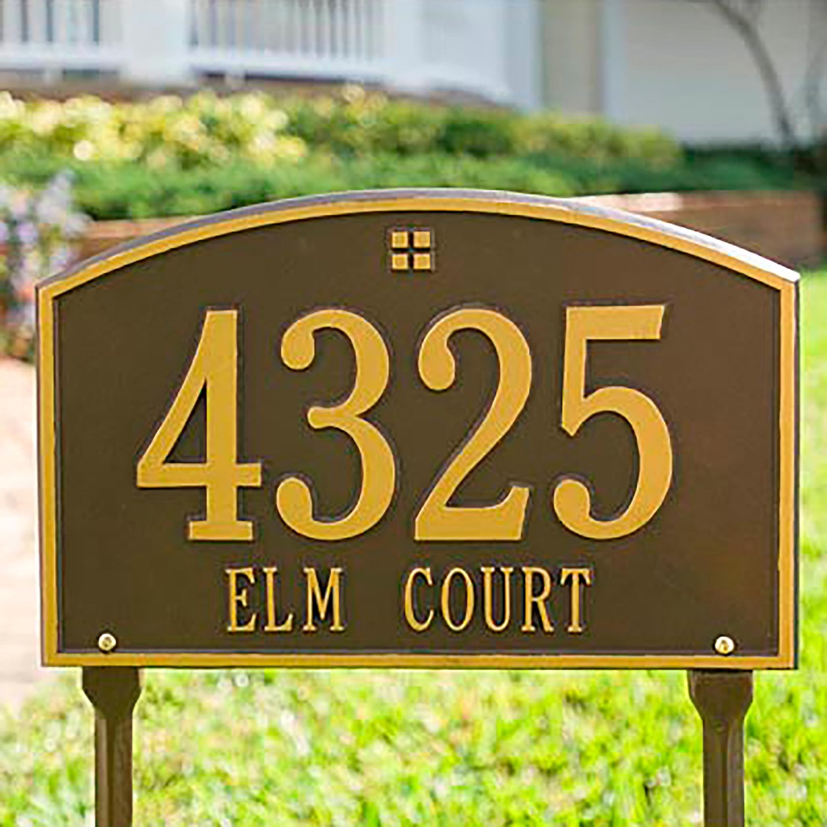 Cape Charles Lawn Plaque Green