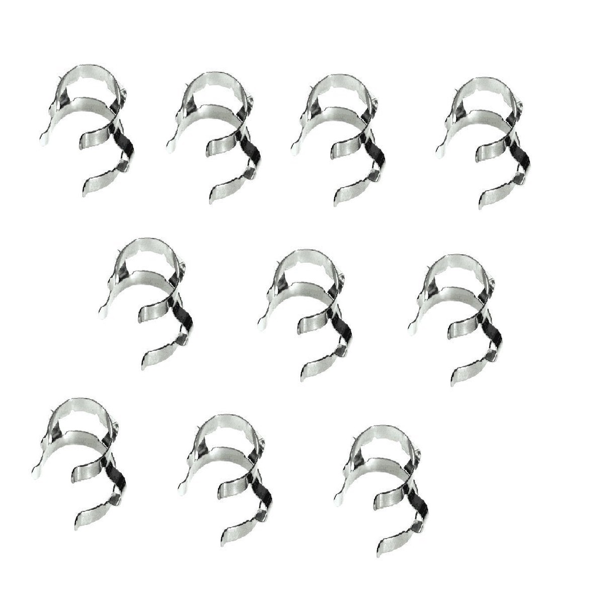 24 Metal Keck Clip 10PCPack Stainless Steel Clip Keck Clamp
