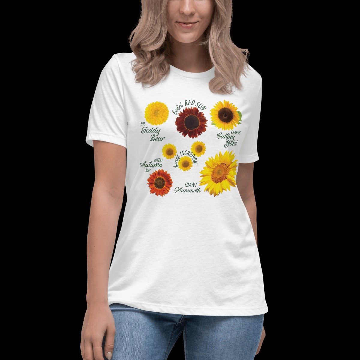 Sunflowers Womens Relaxed T-Shirt