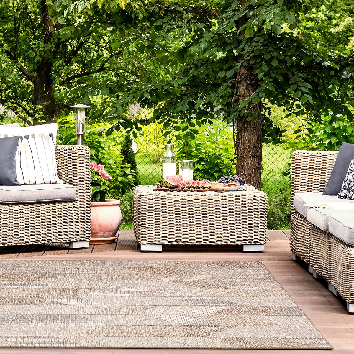 Beachcomber Angles IndoorOutdoor Rug