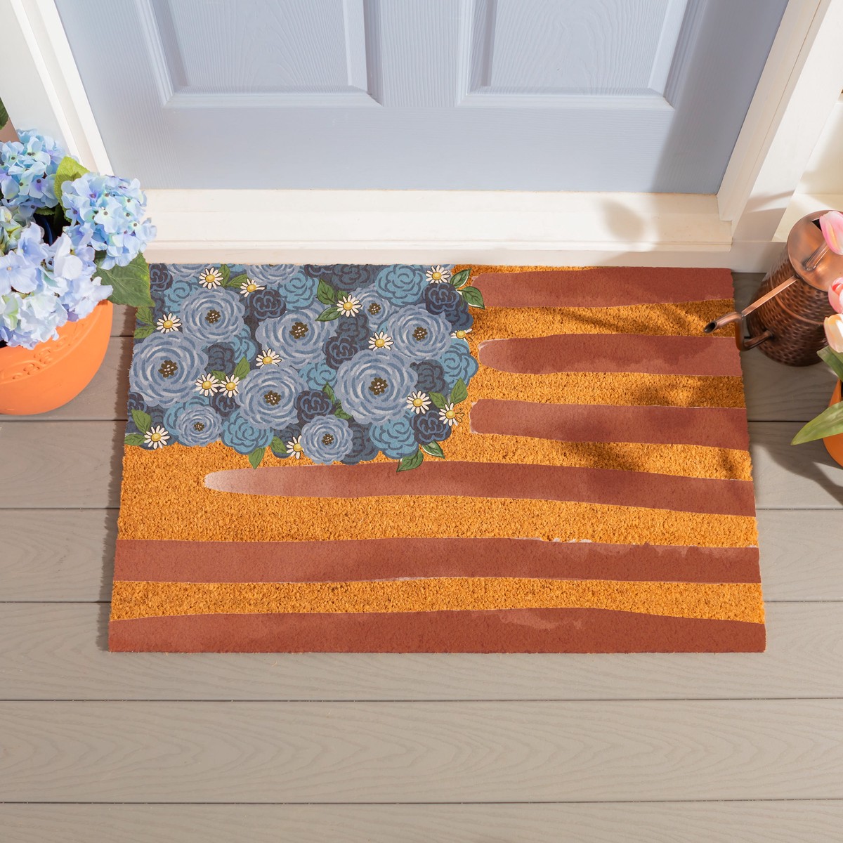 American Classic Flag Coir Mat 36x24