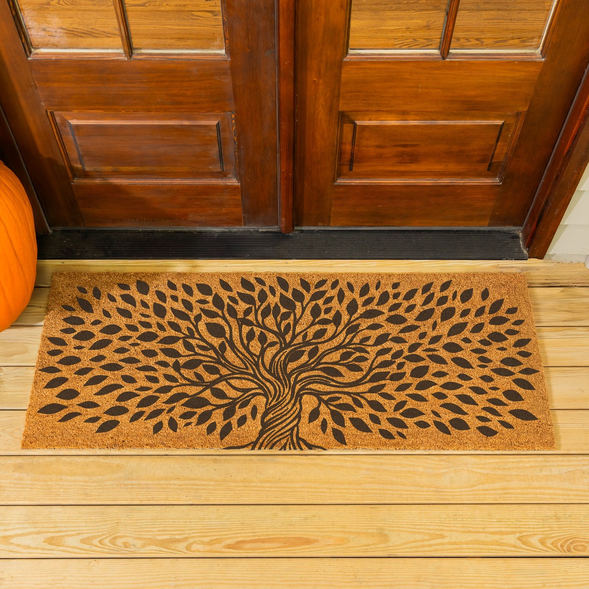Autumn Twilight Tree Of Life Coir Mat 60x24